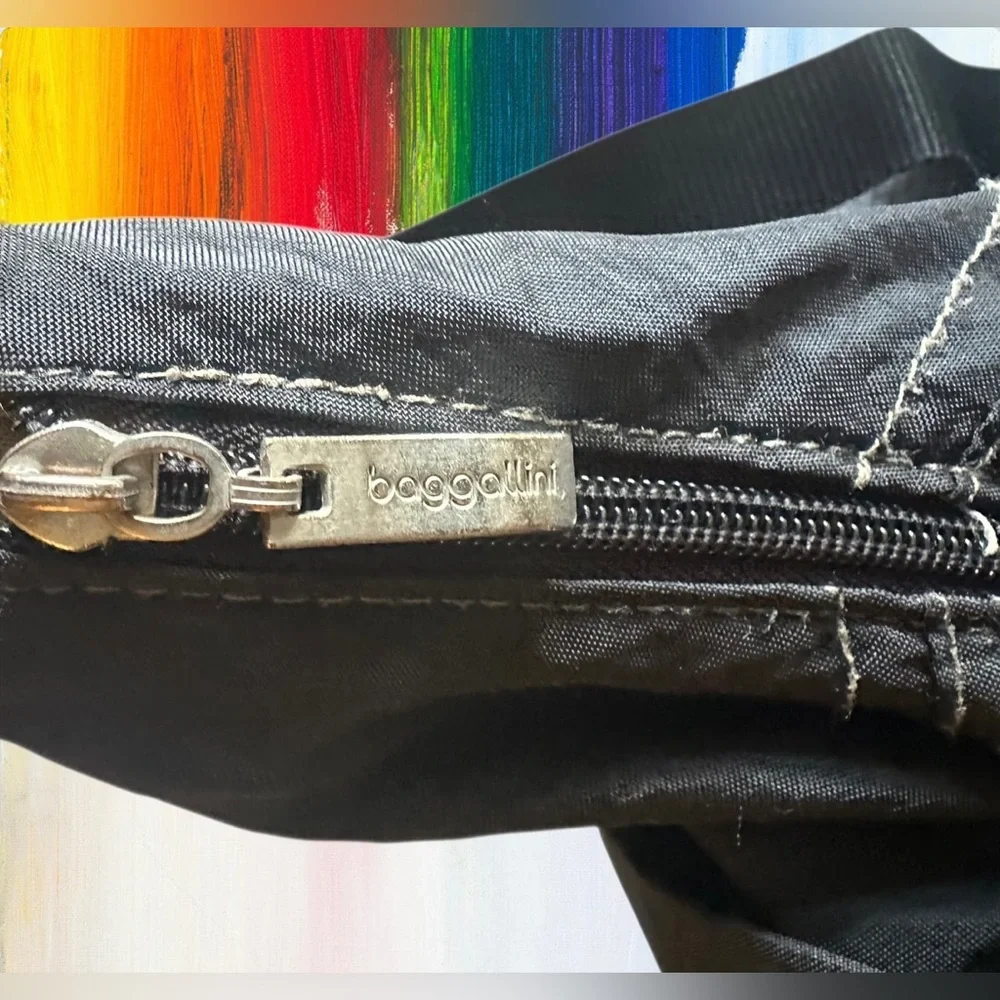 Baggallini Black Hobo Tote Bag